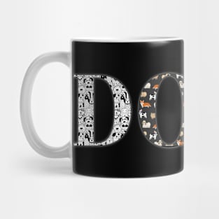 Dogs in all Caps Mug